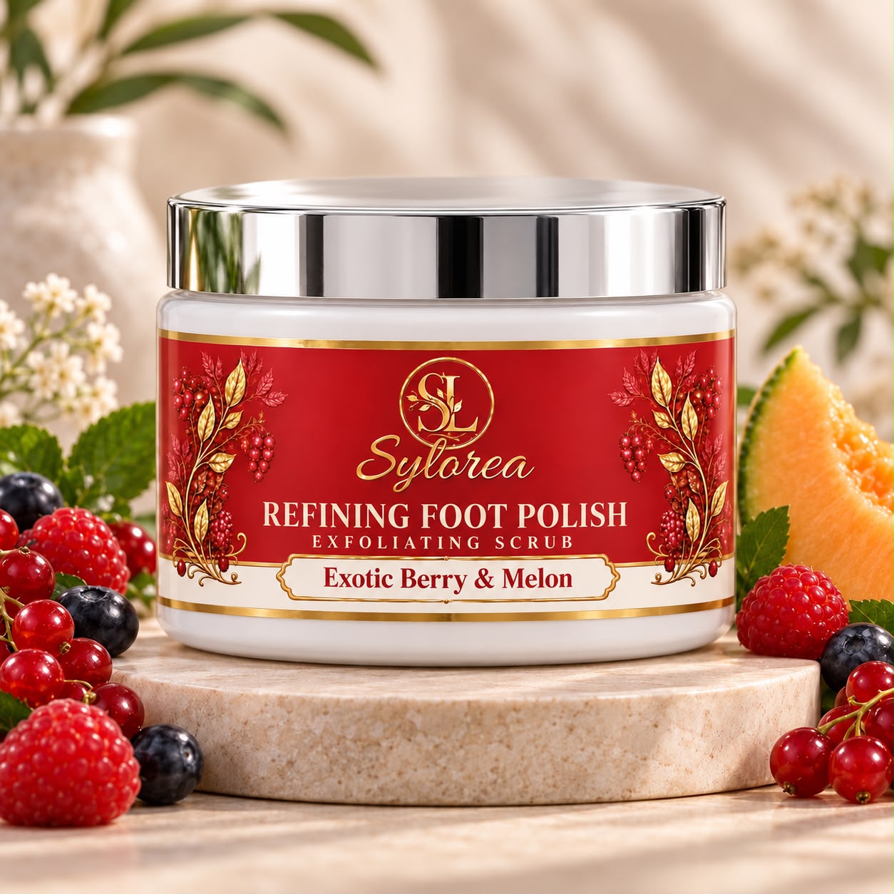 Sylorea Refining Foot Polish - Exotic Berry & Melon
